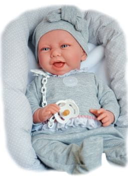 Antonio Juan 33228 CARLA - realistična dojenčkova lutka z mehkim tekstilnim telesom - 42 cm
