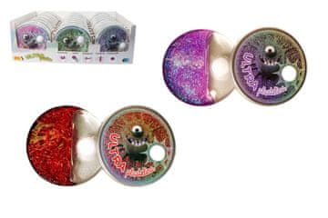 Slime - Ultra plastelin s kroglico LED 80g mešanica barv v pločevinasti škatli