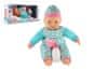 Teddies Otroška lutka 40 cm z mehkim telesom in stekleničko z dudo