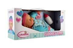 Teddies Otroška lutka 40 cm z mehkim telesom in stekleničko z dudo