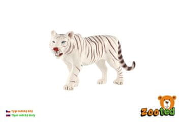 Indijski beli zootski tiger plastika 14cm