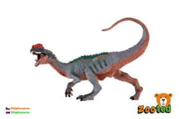 Dilophosaurus dinozaver zooted plastika 15cm