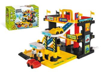 Wader Garažni servis 3 nadstropja + 2 avtomobila plastični