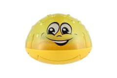 Teddies Vodna igrača Splash fontana plastična 10cm rumena na baterije z lučko