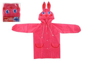 Teddies Otroški dežni plašč velikosti 110-120cm roza v vrečki 23x25cm