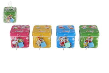 Teddies Kovinska kocka za zaklepanje 7x6cm