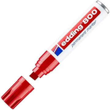 Edding Permanentni marker 800, rdeč