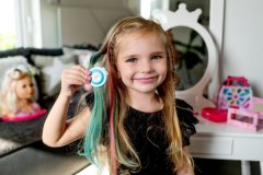 Kreda za lase beauted modra plastika 5cm