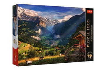 Trefl Puzzle Premium Plus Photo Odyssey: Lauterbrunnen, Švica/1000 kosov