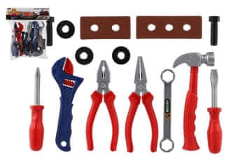 Teddies Komplet orodja iz plastike 2 barvi v vrečki