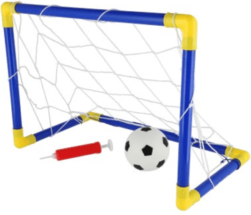 Teddies Otroški nogometni gol iz plastike 44 x 31 cm