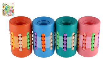 Teddies Puzzle Tower/Stojalo za svinčnike iz plastike 10cm 4 barve