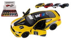 Teddies Avto Kinsmart BMW M8 Competition Coupé 1:38 kovina/plast 12,5cm 4 barve za povratno raztezanje