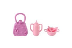 Teddies Anlily lutka 30cm z deklico in vozičkom + dodatki plastika