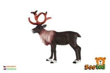 Severni jelen polar zooted plastika 15cm