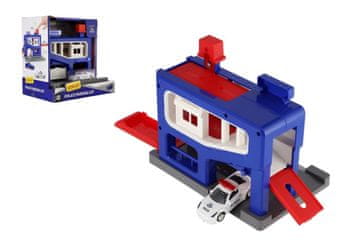 Teddies Parkirna garaža + avto policija plastika