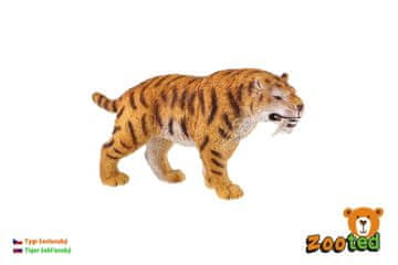 Tiger sabljezobi zooted plastični 13cm