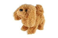 Teddies Pes, ki hodi in laja, plišast/plasten 18 cm na baterije 4 vrste