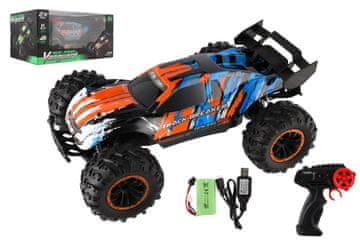 Teddies Avto RC Buggy hitrost 2.4GHz plastika 40cm polnilni paket + baterija oranžno-modra