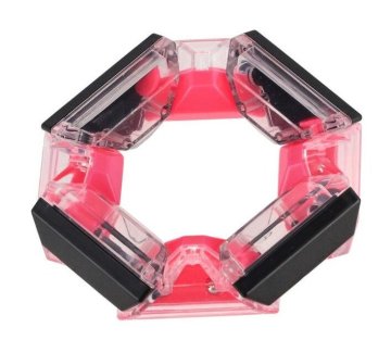 Teddies Plastični pravokotnik s kroglicami 4x8cm