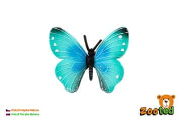 Tropski metulj Morpho Helena zooted plastika 7cm
