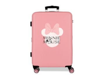 Joummabags Potovalni kovček ABS Minnie Mouse Heads, 65x46x23cm, 56L, 3141241 (srednja doba)
