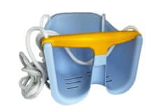 Chemoplast Otroška gugalnica iz modre plastike z zmogljivostjo 25 kg v mreži 12 m+