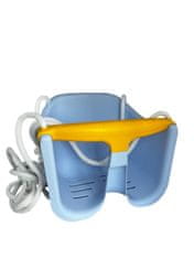 Chemoplast Otroška gugalnica iz modre plastike z zmogljivostjo 25 kg v mreži 12 m+