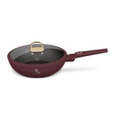 Berlingerhaus Ponev Wok s pokrovom in površino iz titana 28 cm Leonardo Collection BH-8034