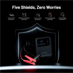 TOPDON Avto Jump Starter JumpSurge V1200air/10000mAh/1200A/6,0l bencin/4,5l dizel