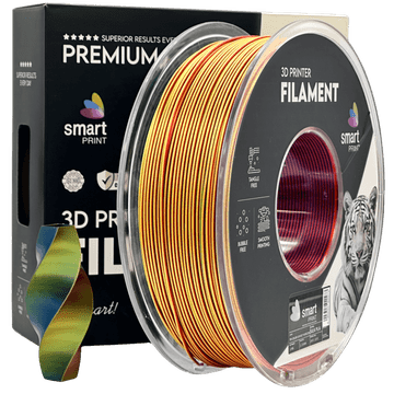 Smart Print Silk PLA Trojna Barva Sončni Obzorje filament 1.75mm - Smart Print Sijajni Filament za 3D Tisk (1kg Kolut)