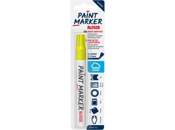ALTECO permanentni marker Paint Marker Classic rumene barve