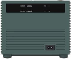 Projektor STRONG MIRA 1/ LCD/ FHD (1920x1080)/ 300 ANSI lm/ USB 2.0/ HDMI/ BT/ Wi-Fi/ Repro/ Android 11/ sivo-zelena