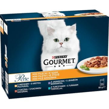 Gourmet Perle kapsule za mačke - Multip.mini viale meso 12 x 85 g