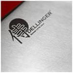 Dellingerjev komplet nožev 3 kosi + vilice v leseni darilni škatli, oreh