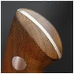 Dellingerjev komplet nožev 3 kosi + vilice v leseni darilni škatli, oreh