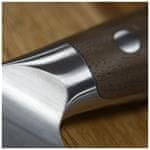 Dellingerjev komplet nožev 3 kosi + vilice v leseni darilni škatli, oreh