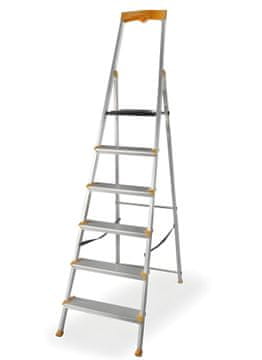 stopnice Al 1x6 MAX enostranske z ograjo