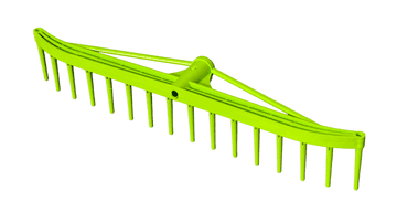 Plastične grablje za seno velike