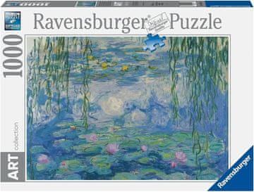 Ravensburger Umetniška zbirka ugank: vodne lilije 1000 kosov