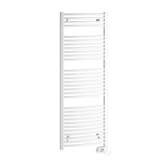 Kermi Električni cevni element za kopalnico B20-RE 1200X450 UKRIVLJEN BELA LRE101200452BXK