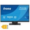 iiyama ProLite T2454MSC-B3AG 60,5cm (24") FHD IPS zvočniki črn dotik informacijski / interaktivni monitor