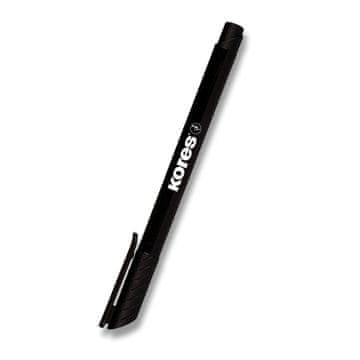Kores Permanentni marker K-Marker tanek - črn