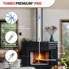 Rotacijska krtača za čiščenje dimnika TURBO Premium PRO - 10m