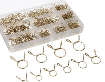 Komplet 250 vzmetnih cevnih objemk