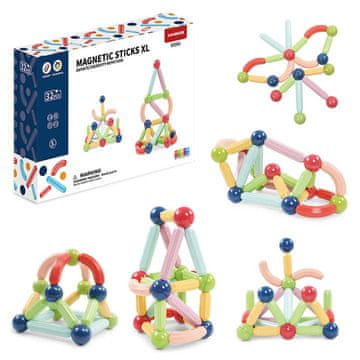 Magnetni komplet 32kosov - Magnetic Sticks XL
