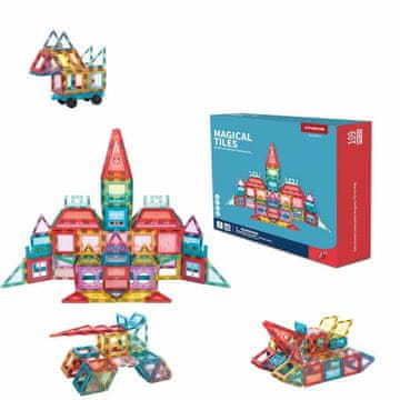 Magnetni gradbeni set Magical Tiles 109 delni set