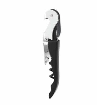 Zamašek za vino - črn Seahorse