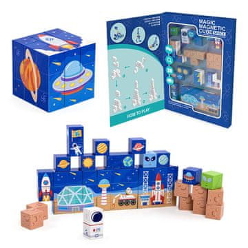 Magnetni komplet Magic Magnetic Cube - Space