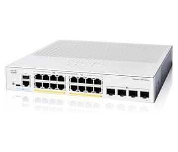 Cisco Catalyst stikalo C1300-16P-4X (16xGbE,4xSFP+,16xPoE+,120W,brez ventilatorja) - REFRESH